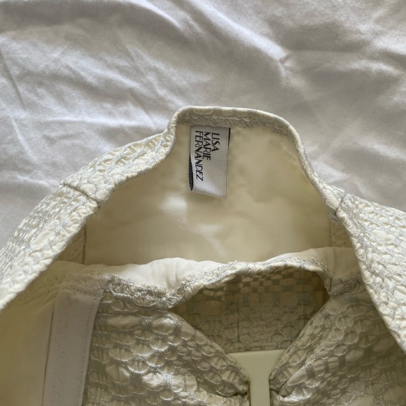 NWOT Lisa Marie Fernandez Buckle Bandeau Maillot swimsuit - Picture 13 of 13